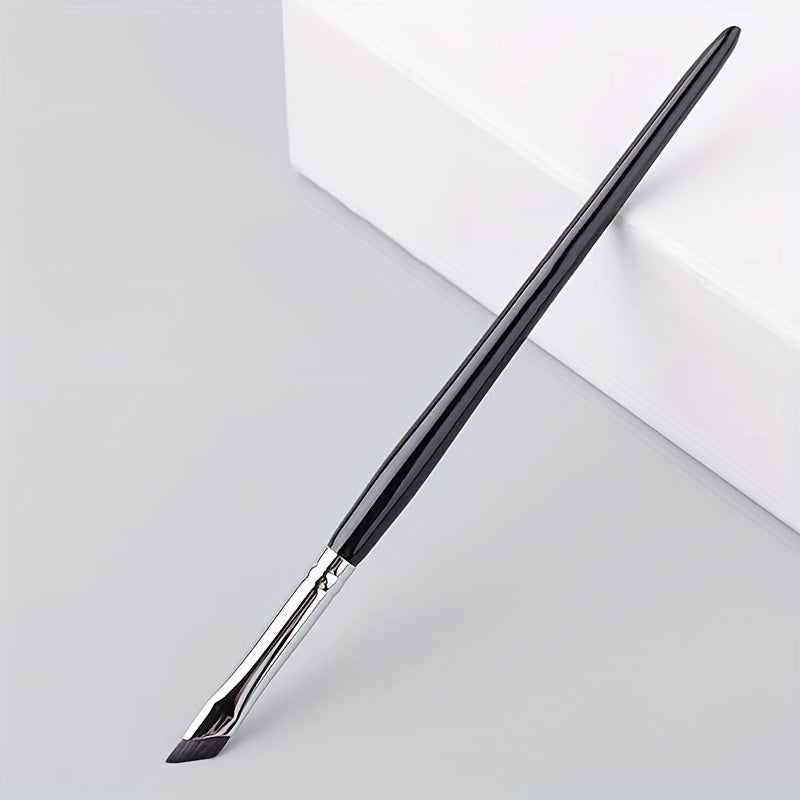 2pcs Eyeliner Brush Ultra Thin Flat Eyebrow Brush
