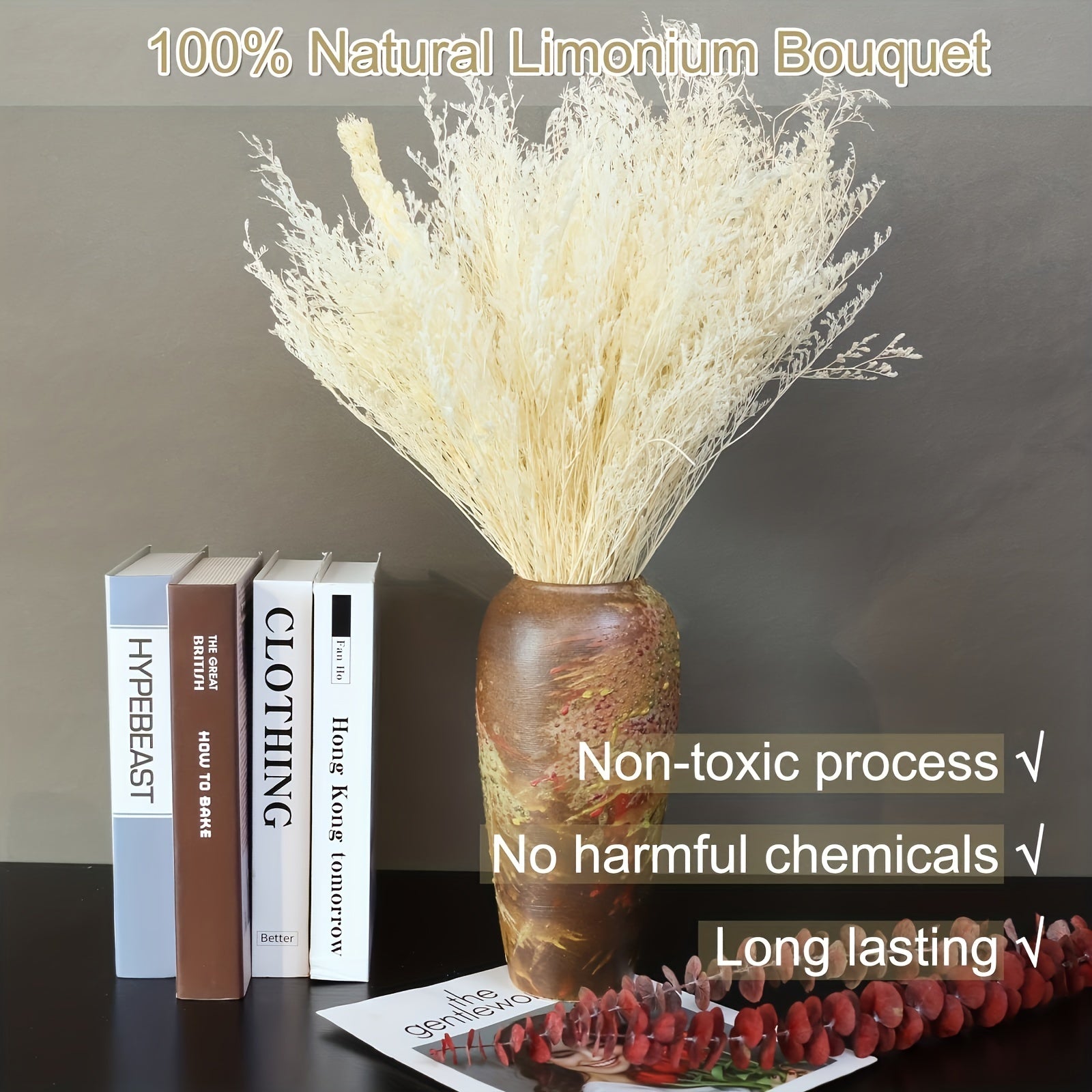 Sea Lavender Stems Fresh Real Flowers Wedding Home Decor Valentine Gift