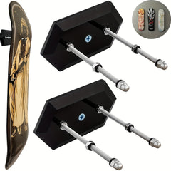 Wall Mounted Skateboard Hanging Rack Skateboard Display Stand