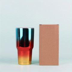 Gradient Tumbler 30oz Stainless Steel Bottle Double Walled Insulated Cup