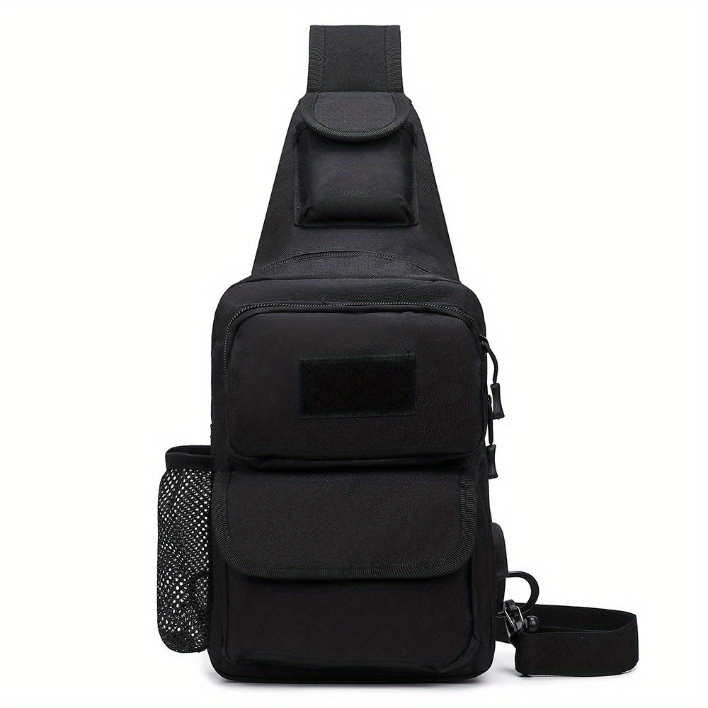 Large Capacity Tactical Backpack Hiking Travel Bag Fishing Bag Outdoor Chest Bag