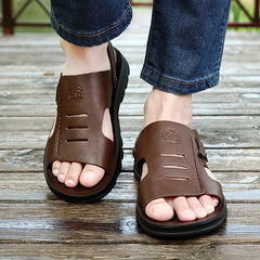 Men's Open Toe Rubber Sole Outdoor Casual Sandals