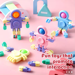 Robot Fidget Spinner Stress Relief Toy for Teens and Adults
