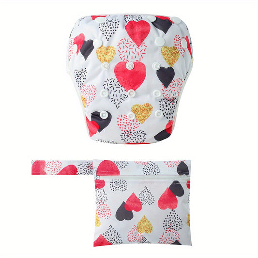 Stylish Swim Set with Trunks, Suit & Bag