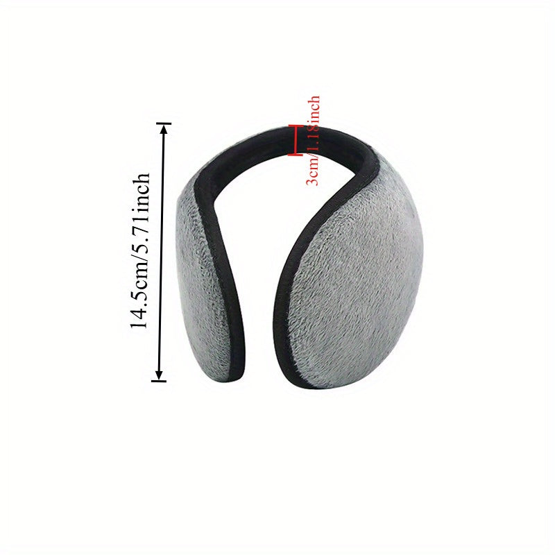 Men's Thickened Plush Earmuffs - Warm & Windproof Ear Protection