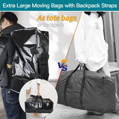 Reusable Grocery Bag Packing Organizer Heavy Duty Zipper Bag