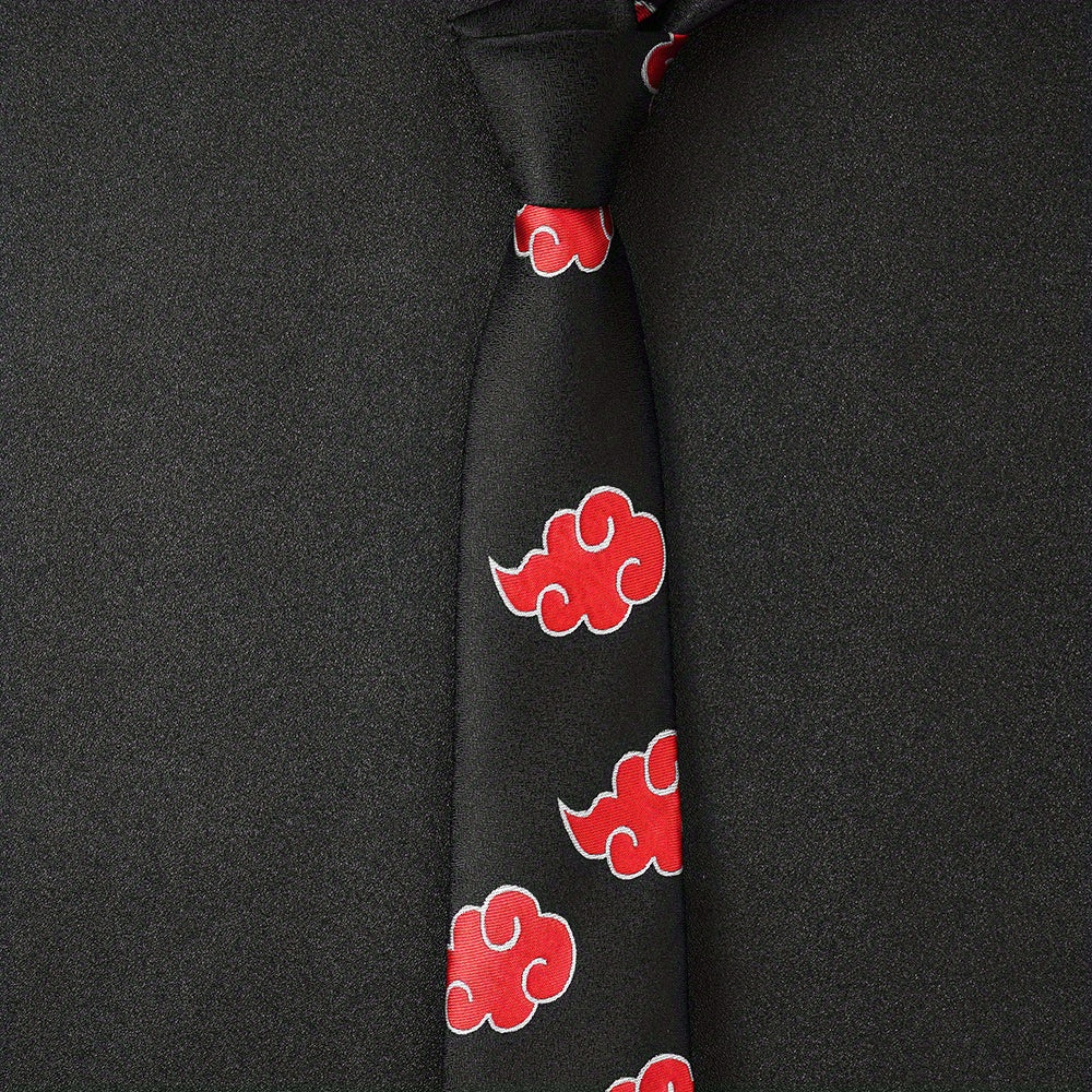 Anime Red Cloud Tie for Cosplay Parties