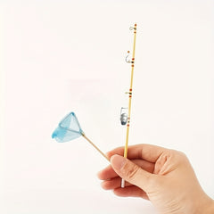 Dollhouse Fishing Rod Mini Model Life Scene Decoration