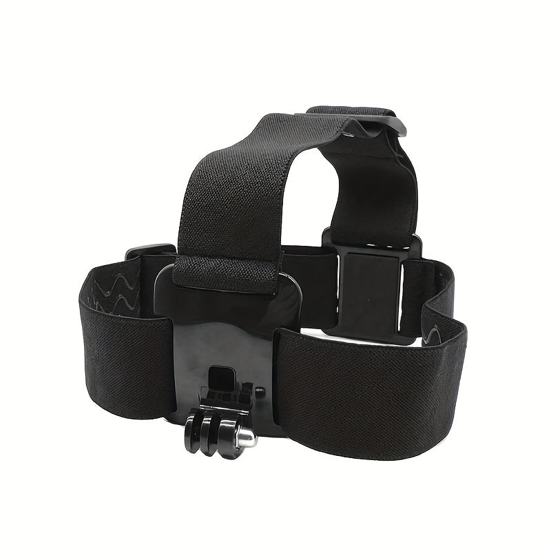 Adjustable Head Strap for Action Camera - Secure and Comfortable Mount