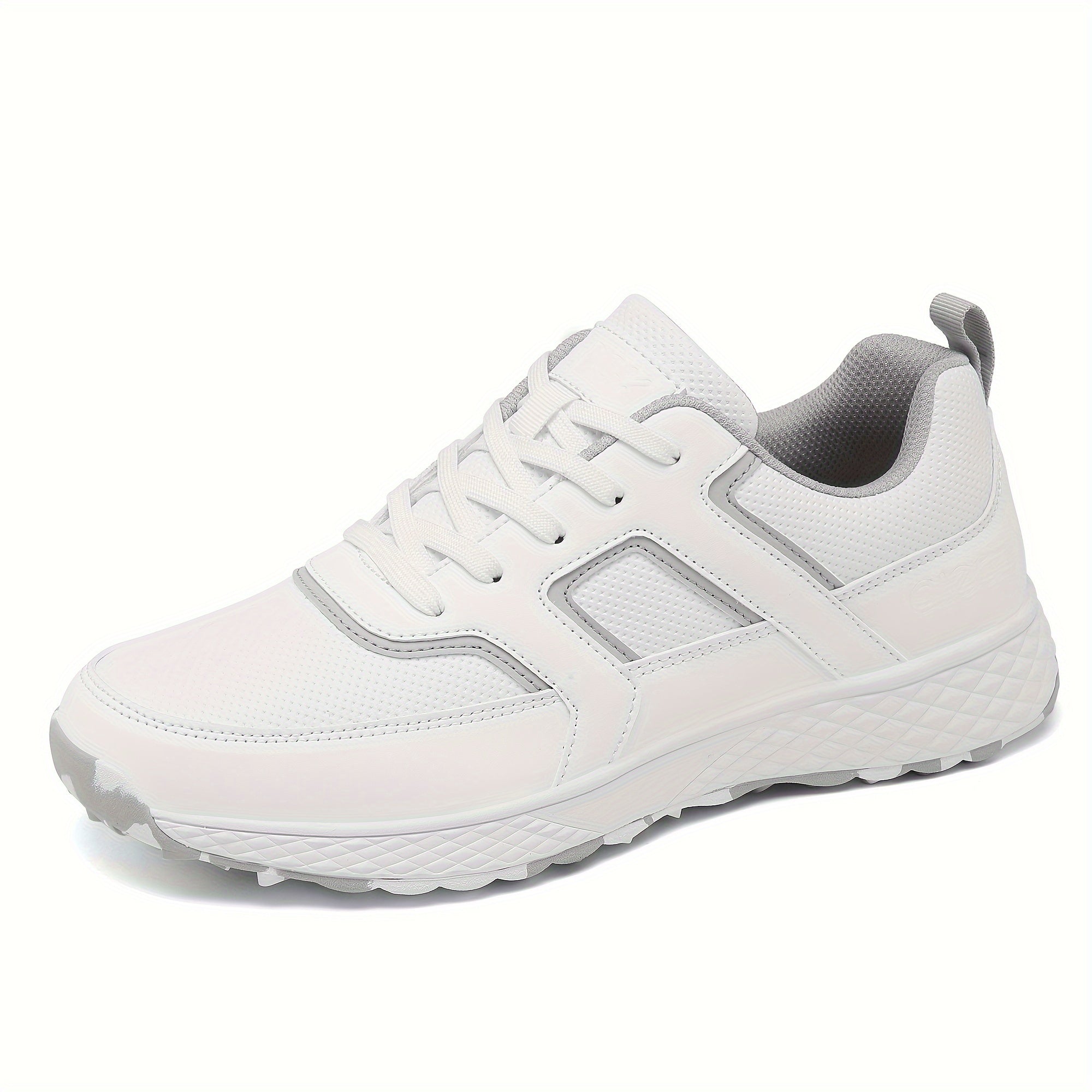 Men's Pro Golf Shoes w/ Spikes Non Slip Lace Up Sneakers