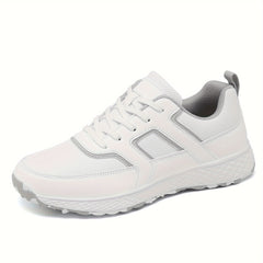 Men's Pro Golf Shoes w/ Spikes Non Slip Lace Up Sneakers