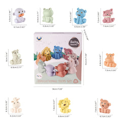 Baby Safe Soft Bath Animal Water Play Toy Set 9pcs