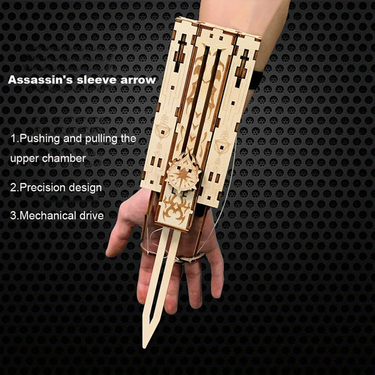 Wooden Plug in Puzzle Toy For Adults Creative Model Diy Assembly Sword Toy