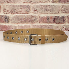 Men's Canvas Belt Pin Buckle Belt Canvas Waistband Outdoor Casual Jeans Belt