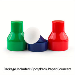 Colorful Paper Pouncers DIY Scrapbook Inking Sponge Set With Storage Cases