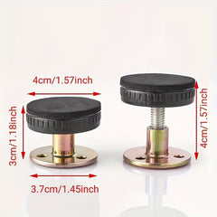 4pcs Headboard Limiters Wall & Bedside Anti-Shaking Fixators for Beds & Tables
