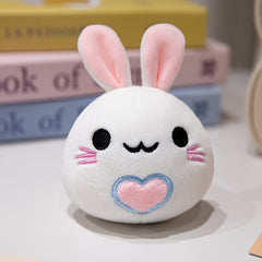 4pcs Mini Bunny Plush Toys Soft Polyester Long Ear Rabbit Plushies