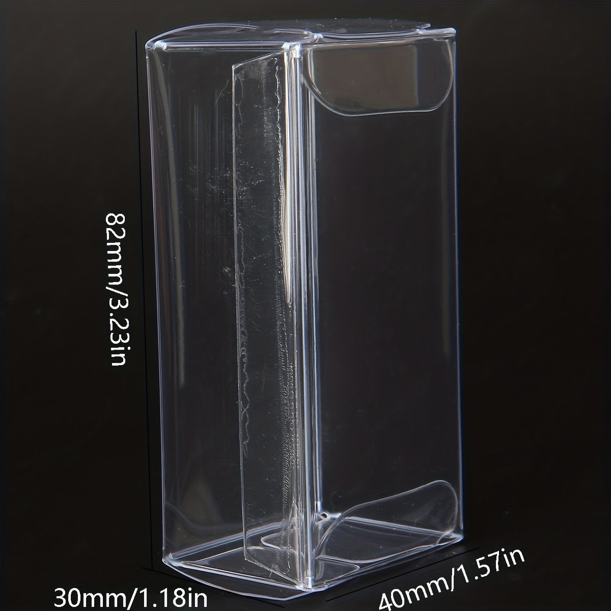 25PCS Small Scale Car Model Display Box 30 40 82mm PVC