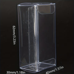 25PCS Small Scale Car Model Display Box 30 40 82mm PVC