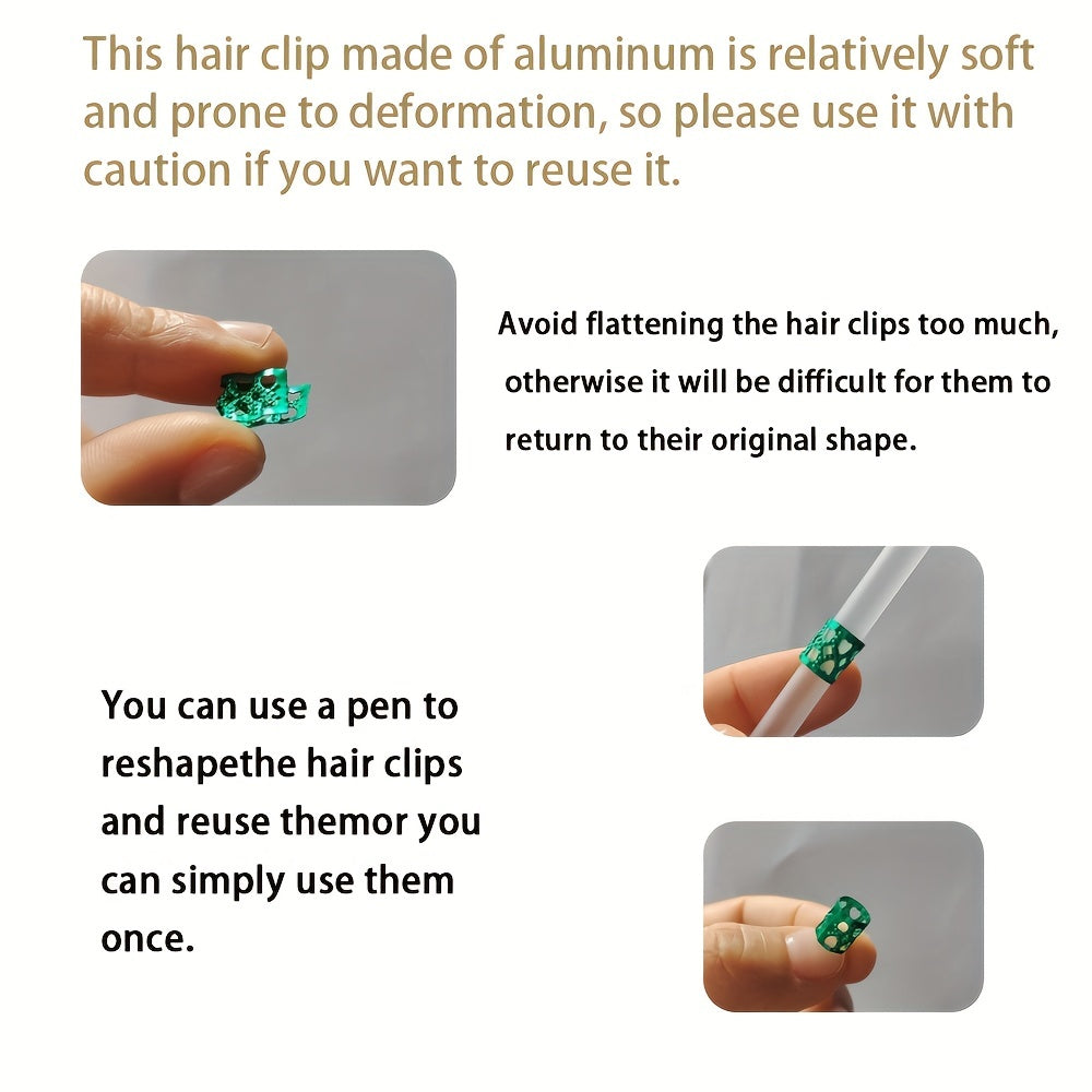30pcs Dreadlocks Rings Hair Beads Accessories Adjustable Golden Silvery Colorful