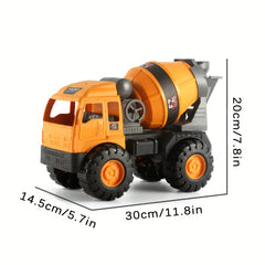 Large Mixing Truck Toy Excavator Bulldozer Crane Excavator