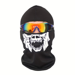Outdoor Riding Mask Field Ghost Skull Head Cover Bicycle Sunscreen Hat