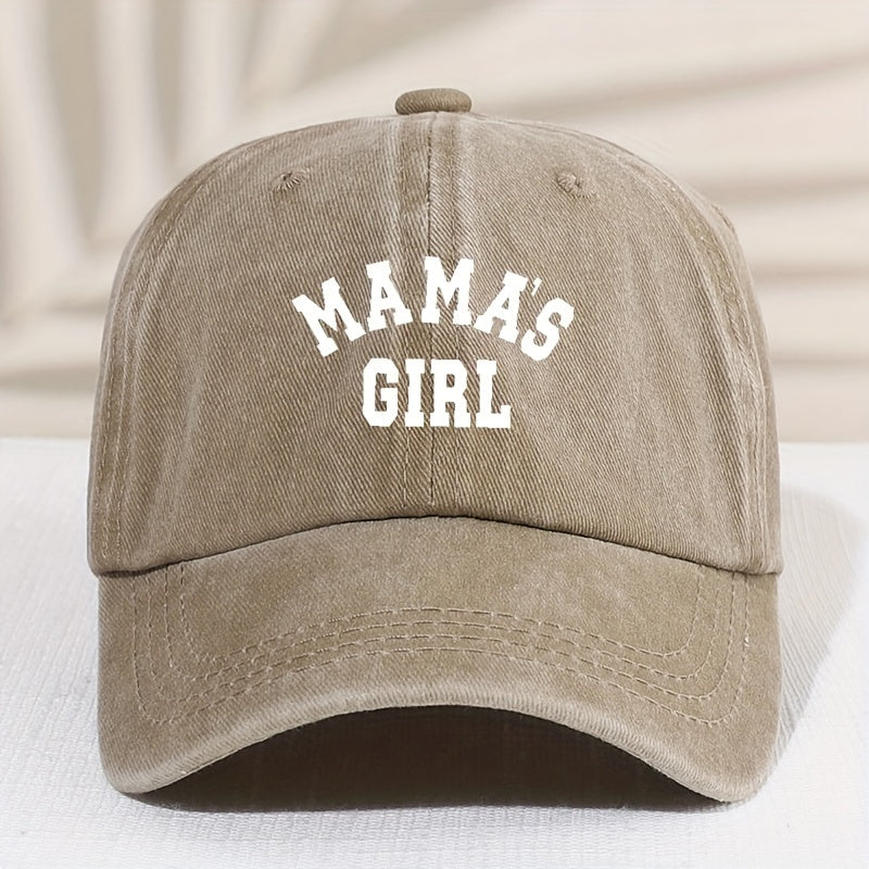 Kids Distressed Vintage Baseball Cap Sunshade Embroidered Outdoor Activity Hat