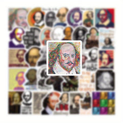 Shakespeare Themed Stickers Set for Outdoor Adventures