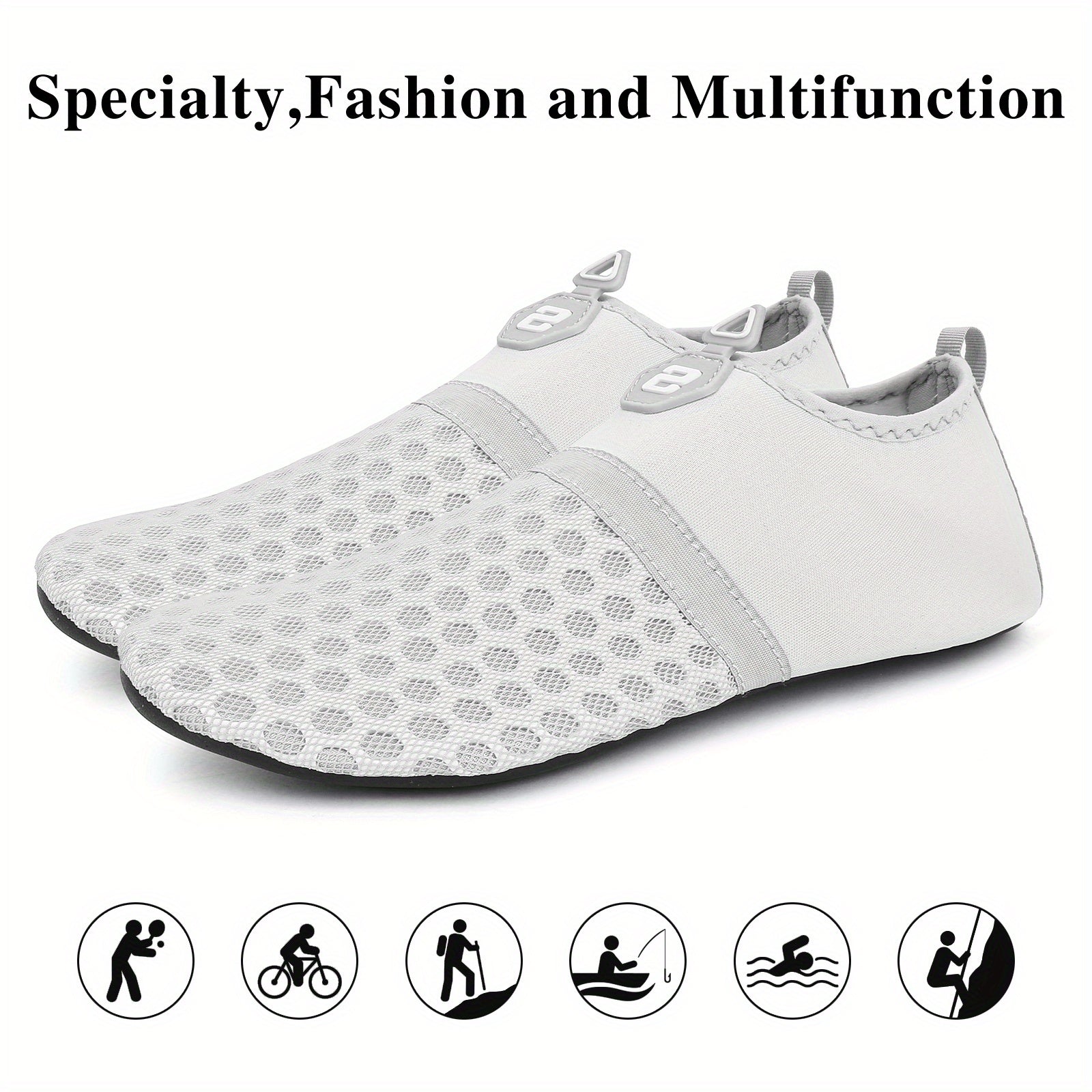 Women's Water Socks Beach Shoes for Swimming Diving Surfing