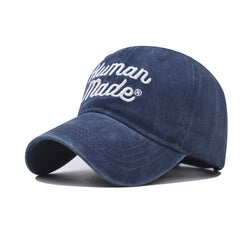 Distressed Letter Embroidery Baseball Cap for Men