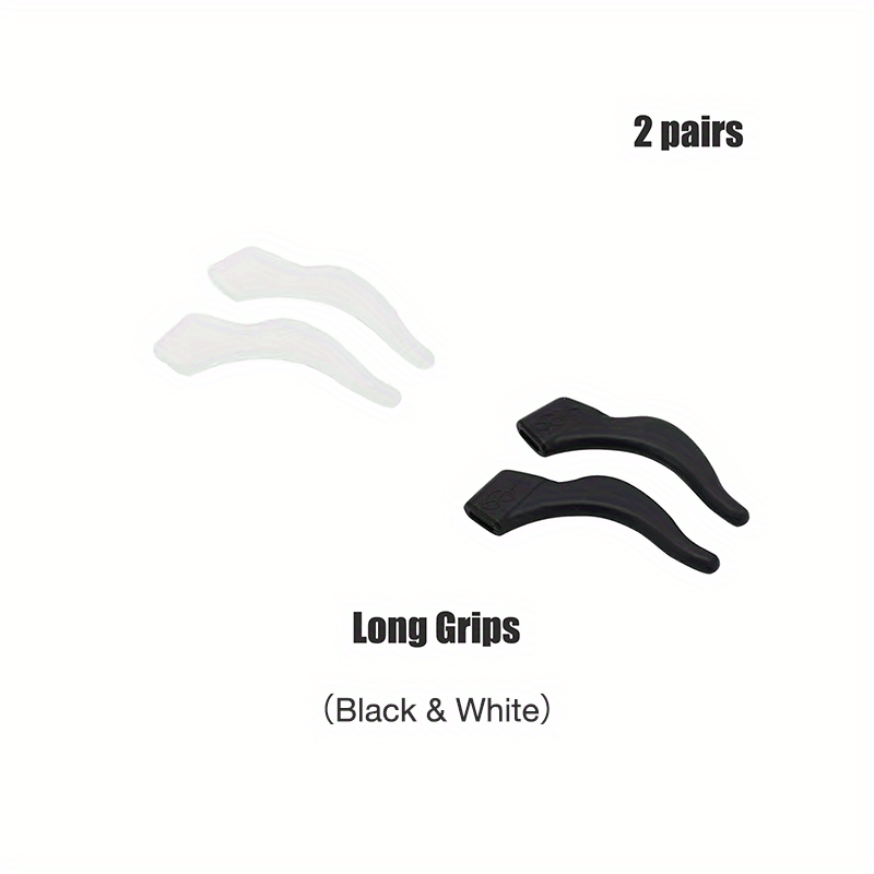 Silicone Eye Glasses Ear Grips Anti Slip & Holders