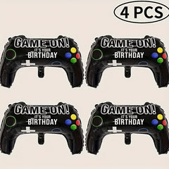 4pcs Game Controller Balloons Party Decoration Balloons Aluminum Film Balloons