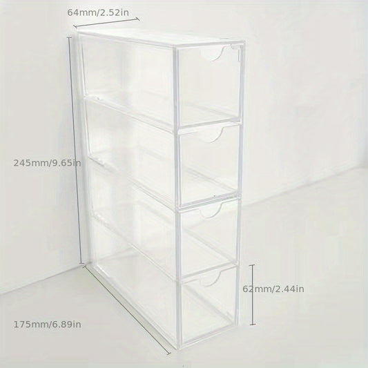Drawer Divider Transparent Dust-proof Organizer