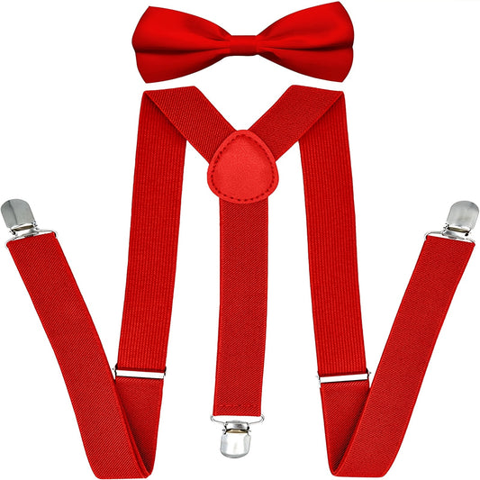 Adjustable Elastic Y Shaped Harness & Bow Set