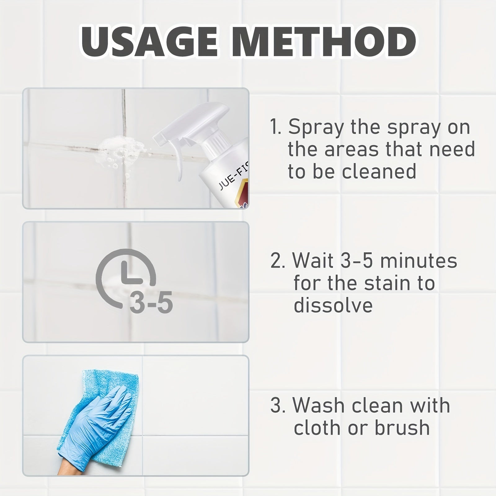 Tile Cleaning Spray for Stubborn Stains