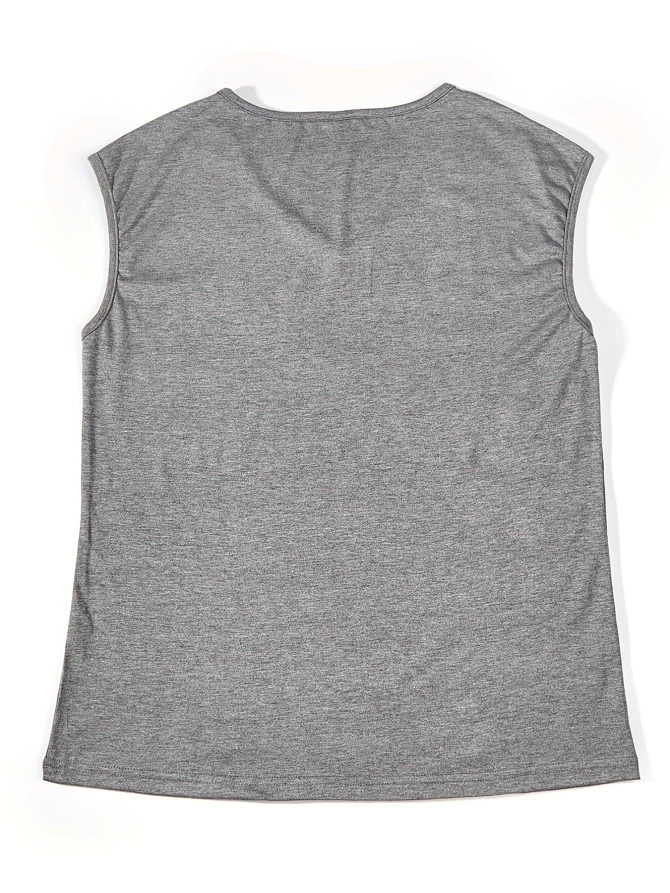 Women's V-Neck Sleeveless Tank Top for Summer