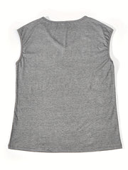 Women's V-Neck Sleeveless Tank Top for Summer