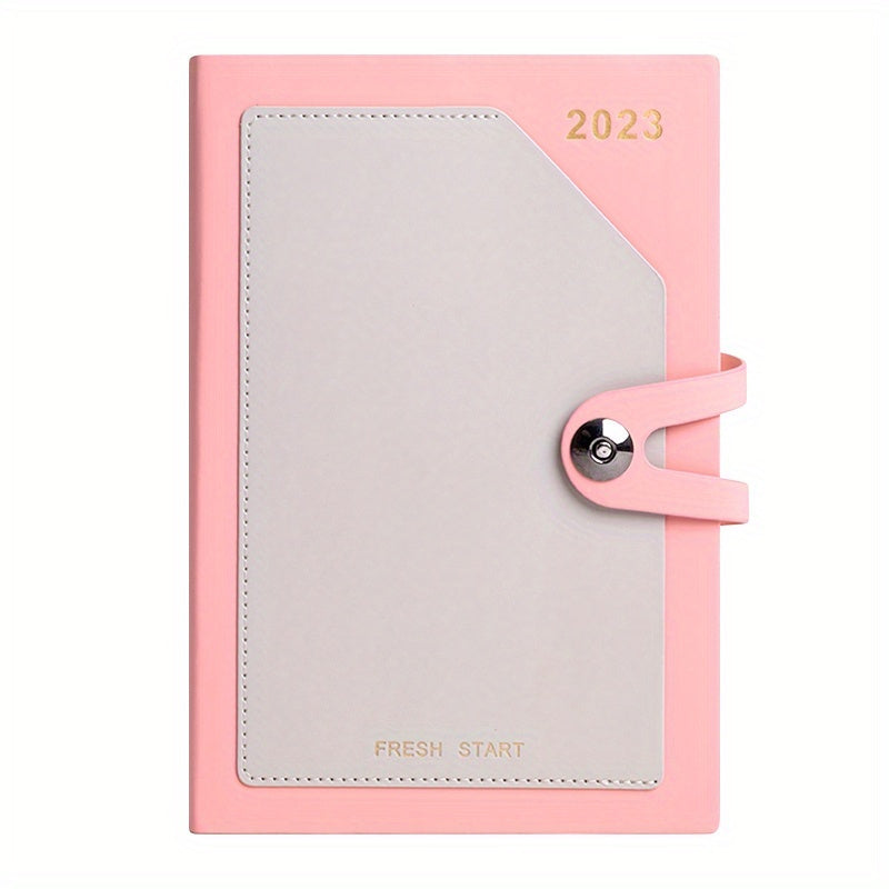 A5 Round Buckle Notebook 180 Sheets Multiple Colors
