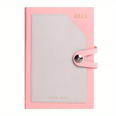 A5 Round Buckle Notebook 180 Sheets Multiple Colors
