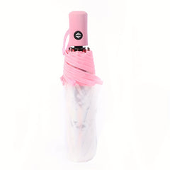 Three Fold Auto Transparent Umbrella