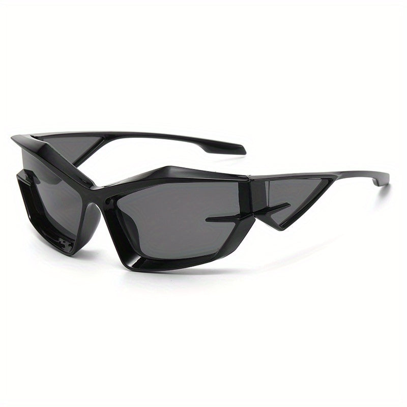 Y2K Wrap Around Sunglasses For Women Men Irregular