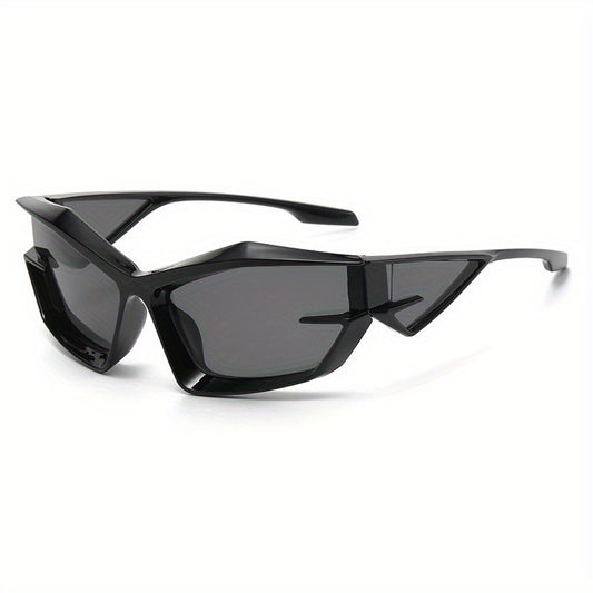 Y2K Wrap Around Sunglasses For Women Men Irregular
