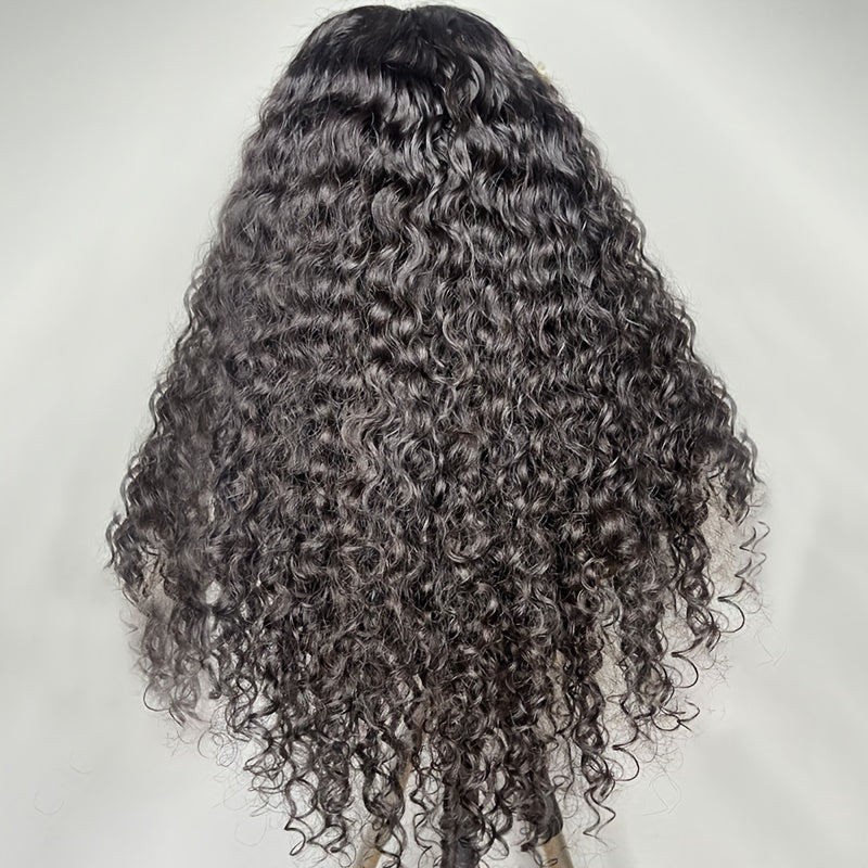 Kinky Curly T Part Lace Front Human Hair Wig