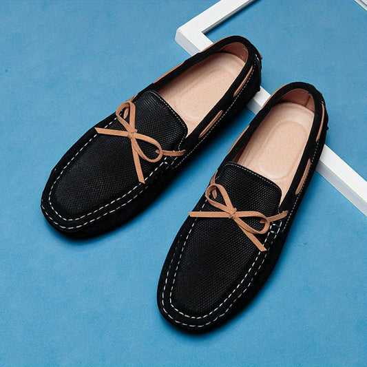 Women's Bowknot Flat Loafers Soft Sole Slip On Shoes