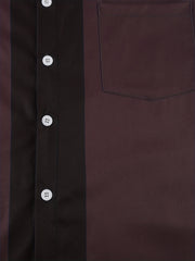 Men's Casual Wide Stripe Short Sleeve Shirt With Chest Pocket