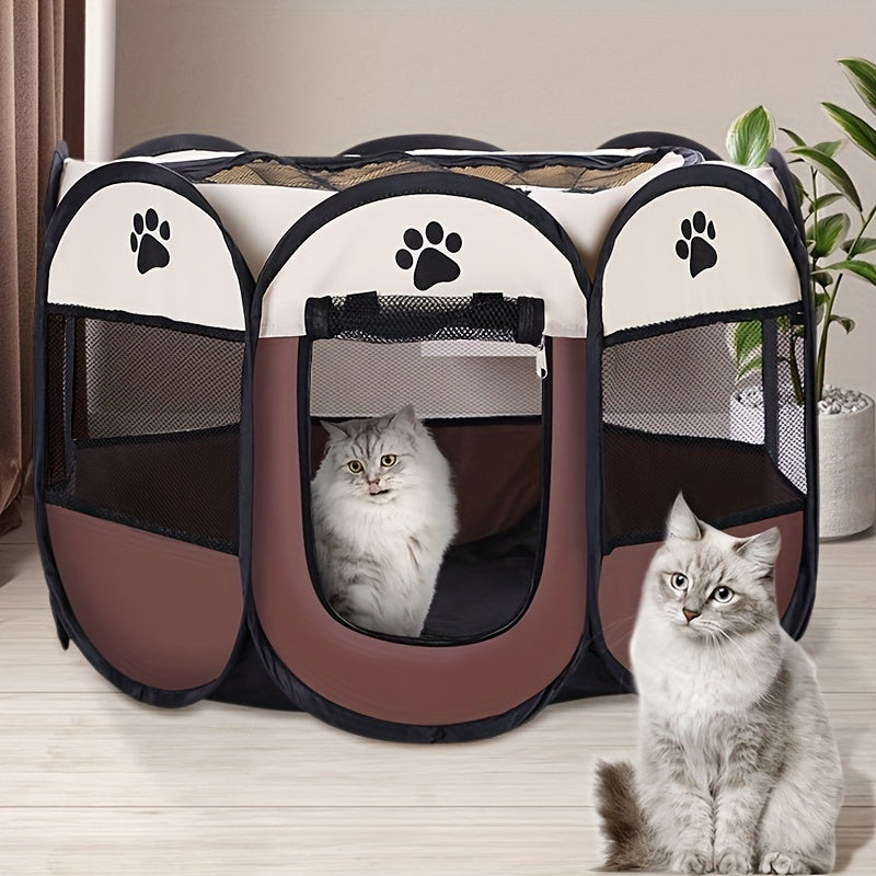 Breathable Mesh Pet Cage For Dogs And Cats Easy Transition Room