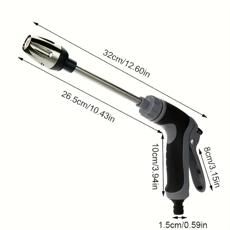 Convenient Flexible Water Hose w/ High Pressure Car Wash Spray Gun