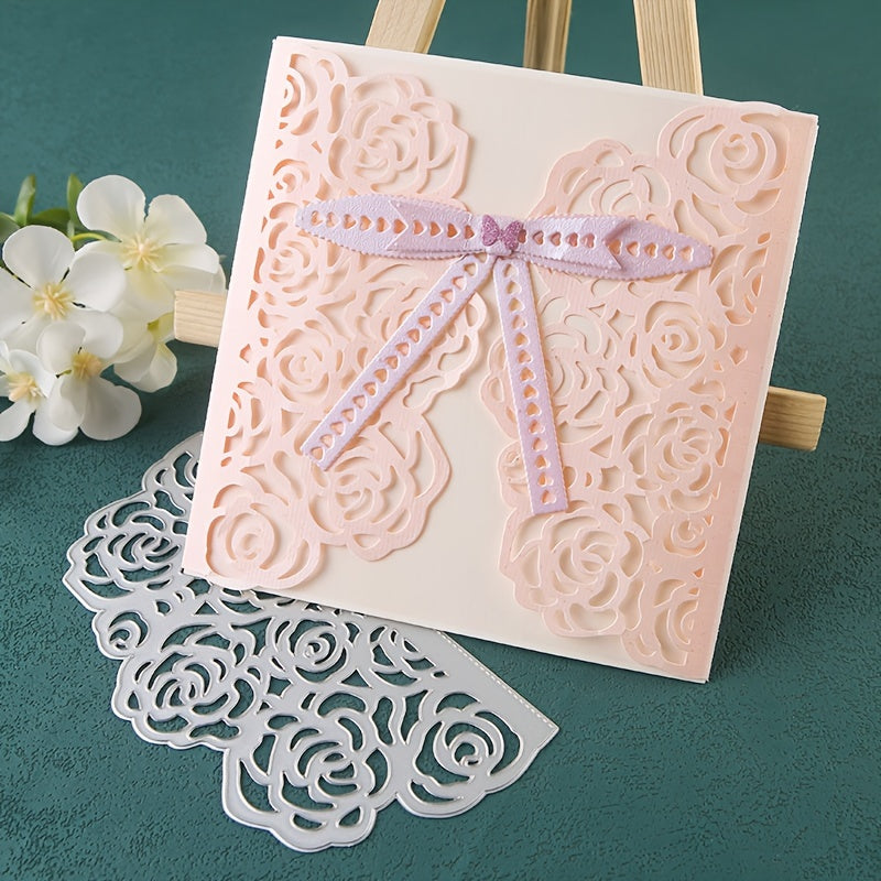 7pcs Lace Flower Edge Border Metal Dies For Card Making Wedding Scrapbook