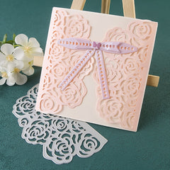 7pcs Lace Flower Edge Border Metal Dies For Card Making Wedding Scrapbook