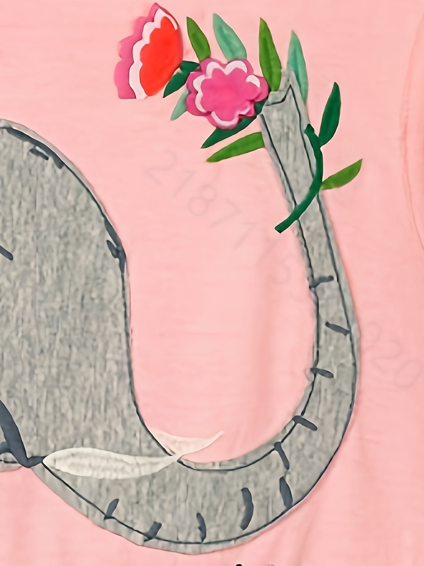 Girls Elephant Embroidery Princess Dress Kids Summer Clothes